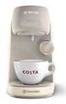 Tassimo by Bosch Finesse Friendly Pod Coffee Machine in Cream TAS167PGB with INTELLIBREW and IntensityBoost, Compatible with 50 Different Beverages