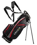 Cruiser Golf SB2 Super Lightweight Stand Bag (Red)