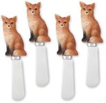 Mr. Spreader 4-Piece Fox Resin Cheese Spreader