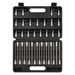 EMENTOL 38PCS 3/8" Drive Hex Bit Socket Set, CR-V, S2 Steel, SAE/Metric, Extra Long and Standard Allen Hex Bit Socket Set, 1/8 Inch - 3/8 Inch, 3mm - 10mm