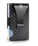 Carbon Fiber RFID Wallet/Money Clip/Wallet for Men Credit Card Holder