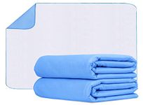 Avalon Care Incontinence Bed Pads (Pack of 2) Washable Pee Pads for Adults, Kids & Pets - Highly Absorbent Pads, 34x52 inches Bed Pads Washable Waterproof Pads for Bed, Reusable Bed Pads & Underpads