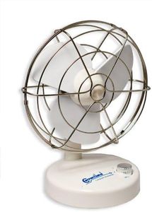 Connectland CL-USB-Fan-W USB Durable Desk Soft Fan Blades Make You Free of Injury (White)