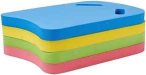 Bramble - Pack Water Float for Swimming Pools, EVA Foam Kickboard Aid for Kids & Adults in Red, Yellow, Blue & Green - 29 x 41 cm (8 Pack)