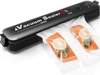 AIDROM MART Vacuum Sealer Machine, Automatic Fresh Food-Sealer, Food-saver, Vacuum Packing Machine For Fruits, Meat And Wine Preservation With Dry & Moist Sealing Modes With LED (Multi-color)