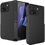 Miimall Slim Cases for Google Pixel 9 Pro Fold Phone Case,[Invisive Kickstand & Drop Protection] Full Body Anti Scratch Slim Thin Drop Proof Cover Phone Case for Google Pixel Fold 2, Matte Black