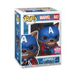 Funko Pop! Marvel: Year of The Shield - Capwolf, Amazon Funkon Exclusive Multicolor 55506