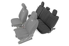 Rough Country Neoprene Seat Covers (fits) 2015-2020 F150 XL/XLT | 2nd Row | Water Resistant | Black | 91017150 XL/XLT | 2nd Row | Water Resistant | Black | 91017