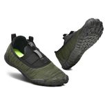 Impakto Barefoot Shoe for Men (Olive, 10)