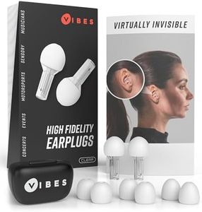 Vibes High Fidelity Concert Earplugs - Hearing Protection Ear Plugs Noise Reduction for Concerts, Fitness Classes, Motorcycle, Sensory Disorders (Tinnitus Relief & Autism) - As Seen on Shark Tank