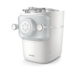 Philips 7000 Series Pasta Maker - ProExtrude Technology, Versatile Mixing Ability, 8 Shaping Discs, Perfect Dough, Easy Clean, Up to 8 Portions, White (HR2660/03)