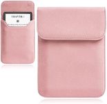 T Tersely Sleeve Case for 6 inch All-New Kindle 11th Gen 2024/2022, Kindle 10th 2019, Kindle Paperwhite 10th 2018, Kindle 5/6/7th 2012-2016 Version, Kobo Clara, Lightweight, Portable, Pouch Bag, Pink