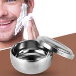 KENEM-X Stainless Steel Shaving Bowl/Mug For Men, Shaving Brush Razor And Brush Cleaning Container, 500 ML