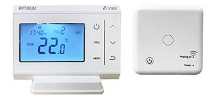 Optimum WiFi + RF Digital Programmable Room Thermostat Wireless - IOS & Android Apps Also works with Amazon Echo & Google Assistant