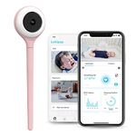 Lollipop Baby Monitor (Cotton Candy) - Full-Featured Smart Wi-Fi Camera of True Crying Detection with Extra in-App Plan of Breathing Monitoring/Sleep Tracking-Accessories Free/7 Days Trial Period