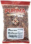 Pecans 1Kg - Fresh Extra Light Halves Natural Whole Large Pecans Premium Californian Raw Pecan Nut Halfs USA PURIMA