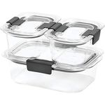 Rubbermaid 2025903 1994230 6Pc Clear Container Set, Plastic