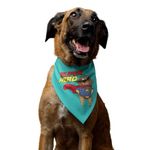 TheYaYaCafe Printed Dog Bandana, Quirky Dog Bandanas Gifts for Pets, Dog Accessories - Super Hero_Large