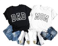 ASTANFY Dad Shirt Mom Shirt: Mom an