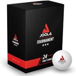 JOOLA Table Tennis Balls Tournament Selected 40 + mm Diameter, 3-Star Premium Table Tennis Balls Indoor and Outdoor Compatible, White, Pack of 24
