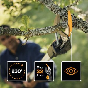 Fiskars PowerGear X Tree Pruner – Lightweight Telescopic Lopper