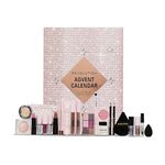 Revolution Beauty 24-Piece Holiday Beauty Advent Calendar, Makeup Gift Set with Lip Gloss, Nourishing Lip Masks, Brushes & Brow Gel, Vegan & Cruelty-Free