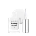 Swiss Beauty Stunning Nail Lacquer | Chip Resistant, Quick drying nail paint | Highly Pigmented with high shine Nail polish | Shade - Glam White, 10gm