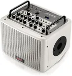 JOYO Guitar Amp 40W Multifunctional Bluetooth Combo Amplifier Reverb Chorus Delay Drum Patterns Vocal Channel for Acoustic Electric Guitar Keyboard Outdoor Gigs & Practice (BSK-40 White)