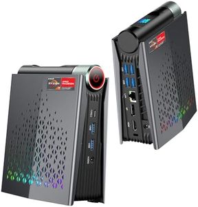 ACEMAGICIAN S3A Gaming Mini PC,AMD Ryzen 7 H 255 (Upgraded 8745HS，up to 4.9GHz) 16GB LPDDR5 RAM 512GB SSD, Desktop Computer Radeon 780M Graphics, 2X M.2 2280 Storage Expansion, 2.5GbE, HDMI 2.1,USB4