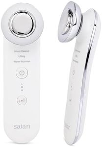 Saian Skin Pro 3 Galvanic Facial Machine - Adjustable Ion Output Device for Cleansing & Enhanced Skincare Absorption - Warming Massage Head for Lifting, Firming, Smoother Skin - Handheld Home Spa Tool