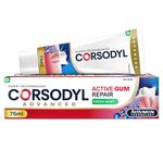 Corsodyl Active Gum Repair Toothpaste for Bleeding Gums, Fresh Mint, 75ml
