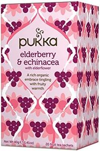 Pukka Elderberry Echinacea Elderflower 20 Tea Bags