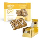 GoKrisp, Energy Square by Jimmy Sevigny, 15 gr Protein Pastry, Tasty Lemon Pie High Protein Snacks, Nut & Peanut Free, Gluten Free, (12-Pack)