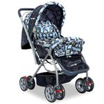Luvlap Starshine Stroller/Pram, Easy Fold for Newborn Baby/Kids, 0-3 Years (Blue), (18218)