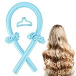 Akshved Heatless Curling Rod Headband for Long Hair, No Heat Hair Curler Rollers Set can Sleep in Overnight, Satin Curl Ribbon Hair Wrap with Scrunchie and Hair Clips Gets Natural Waves(Multi Color)