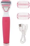 Clio Trimmer for Women with Precision Razor, Female Pubic Hair Electric Shaver for Smooth Grooming, Leg Hair Trimmer Women Love, Compact Clio Shaver for Bikini, Arms, and Body Touch-Ups