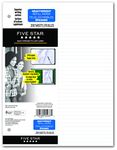 Five Star Heavyweight Refill Paper, 3 Hole Punched, College Ruled, 200 Sheets Per Pack (05237) - Packaging May Vary