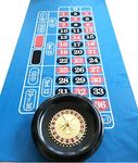 Start Spreading the News Ltd MASSIVE ROULETTE WHEEL + HUGE ROULETTE FELT/LAYOUT + BALLS