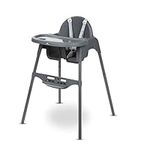 Bebeconfort Meely 2 in 1 High Chair, High Chair from 6 Months, Convertible High Chair, From 6 Months up to approx. 3 Years, Up to 15 kg, Dark Grey