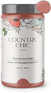 Chalk Style Paint - for Furniture, Home Decor, Crafts - Eco-Friendly - All-in-One - No Wax Needed (Quart (32 oz), Peachy Keen)