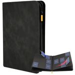Card Guardian - 9 Pocket Premium Binder with Zipper for 504 Cards - Side Loading Pockets for Trading Card Games TCG