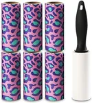 Mini Lint Roller for Travel, 6 Refills (7 Pieces)