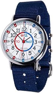 EasyRead Time Teacher Learn The Time Past/To Boys Watch Navy Blue #ERW-RB-PT-NB