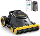 Fanttik Aero X Cordless Robotic Pool Vacuum Cleaner, AdapDrive Active Invert Brush, 4x Efficiency, APP & Remote Control, Clean Floor, Walls, and Waterline, for Above & In-Ground Pools up to 5382 sq.ft