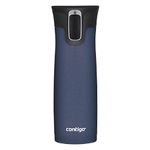 Contigo AUTOSEAL West Loop Vacuum-Insulated Stainless Steel Travel Mug with Easy-Clean Lid, 20oz., Midnight Berry