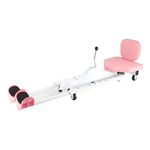 LOCADENCE Leg Stretcher, Adjustable Heavy Duty Leg Stretcher Machine with Roller Wheels, 0~180° Leg Split Flexibility Training Equipment for Home Yoga Gym Fitness (Backrest Type)