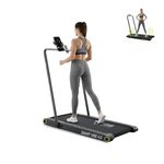 Cockatoo Smart Vibe 4.0, 2 HP-4 HP Peak Vibration Walkpad Treadmill with Fat-Burning Massage Vibrator for Home, Max User Weight 120 Kg