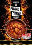 SPICENTICE Hot Phaal Curry Powder Recipe Kit (Serves 4) - 100% Natural Hand Blended Spice with Naga Ghost Chilli Pepper – Restaurant Style - Made in UK (1 Pack)