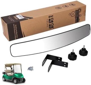 10L0L Golf Cart Mirror Rear View Mirror 16.5" Extra Wide 180 Degree Panoramic for Yamaha EZGO Club Car Golf Carts