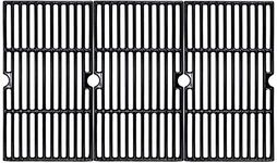 Utheer 16 7/8" x 27 15/16" Cast Iron Grill Cooking Grate for Charbroil 463420508, 463420509, 463420511, 463436213, 463436214, 463436215 463461613 463440109 Gas Grills Grates Replacement Parts, 3 pack